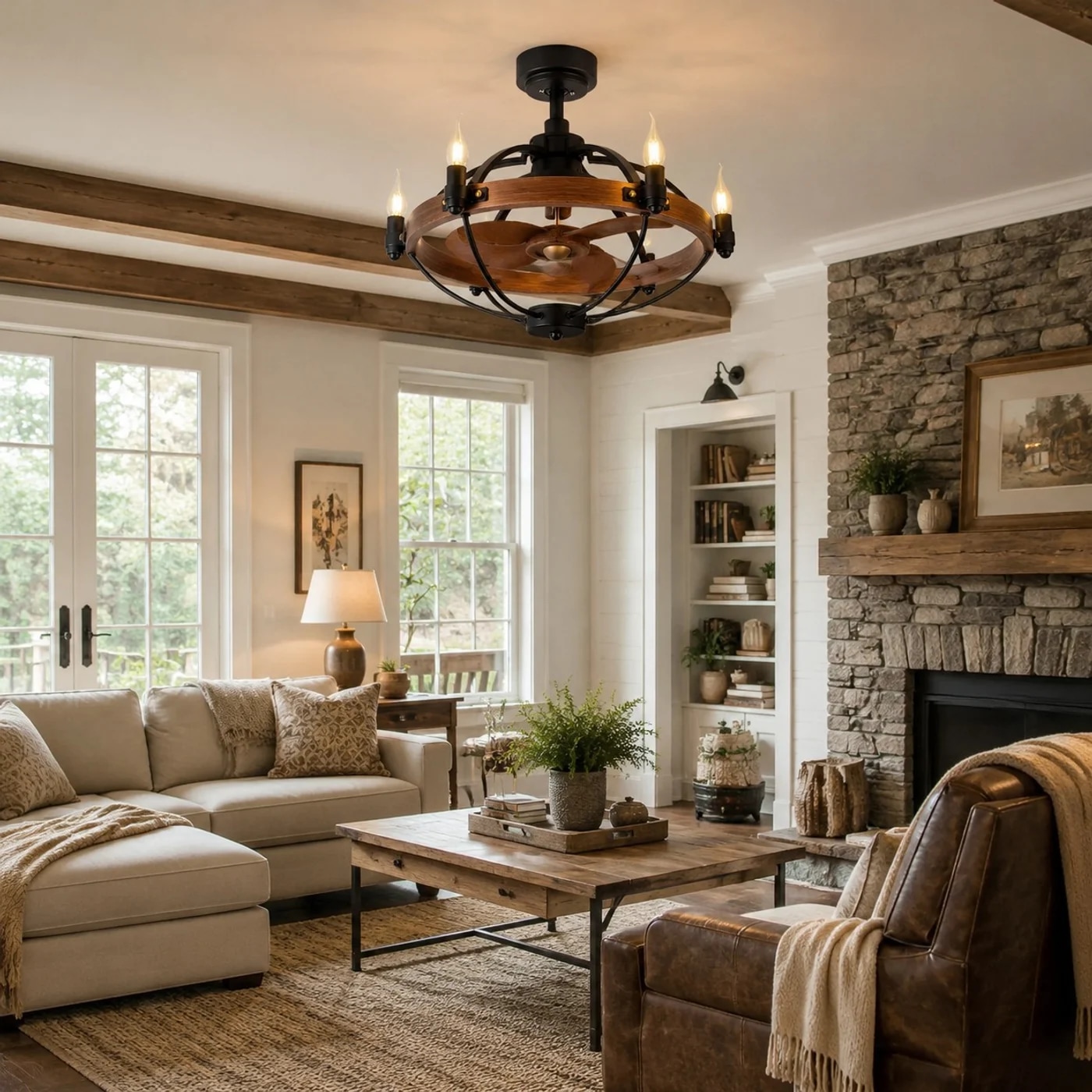 gallery living room stone