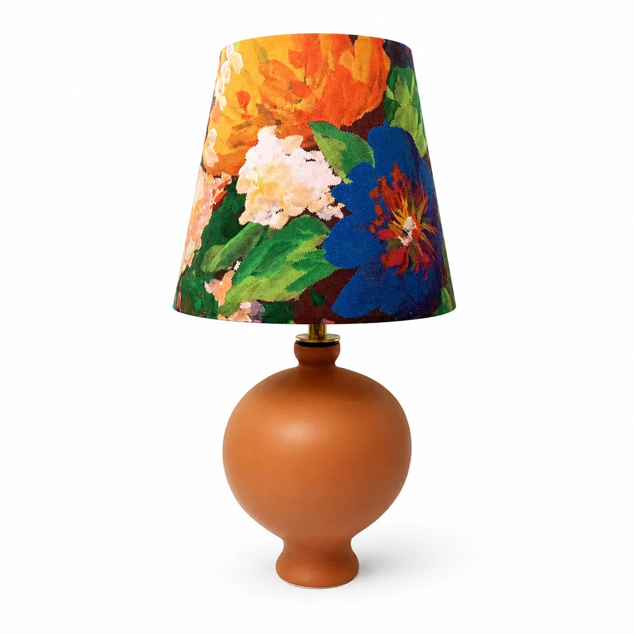 Art Bouquet floral ceramic table lamp style