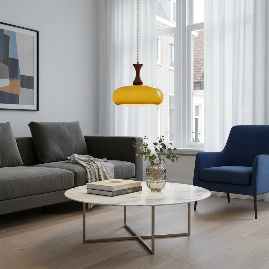 Velora pendant in a product-in-context lifestyle room scene