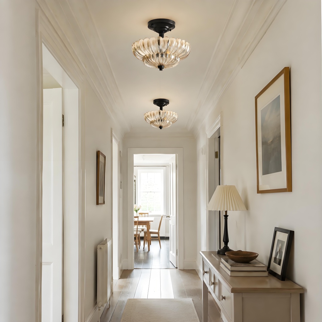 Vintage Bloom ceiling light in a supplemental lifestyle room scene