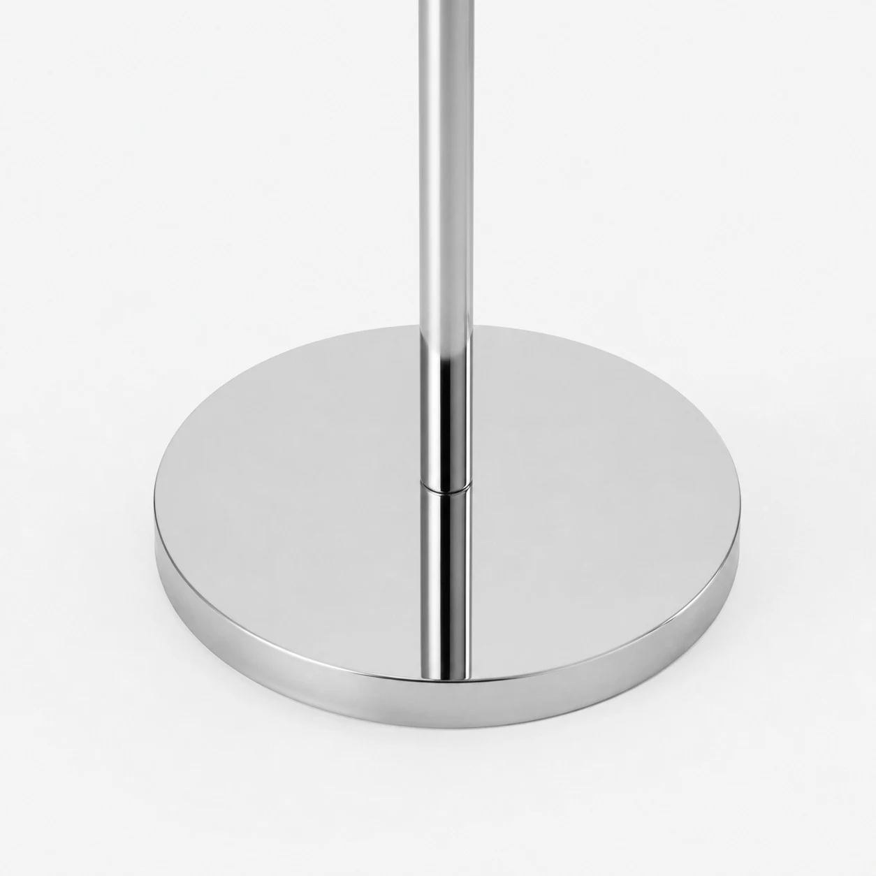 Clear Bauhaus Dome Floor Lamp showing base and translucent shade