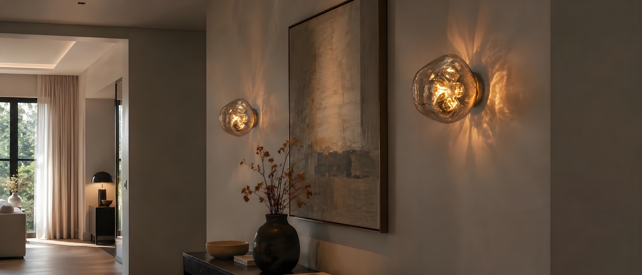 Melt Decorative Dynamic Surface Wall Lamp als stimmungsvolle Wandleuchte