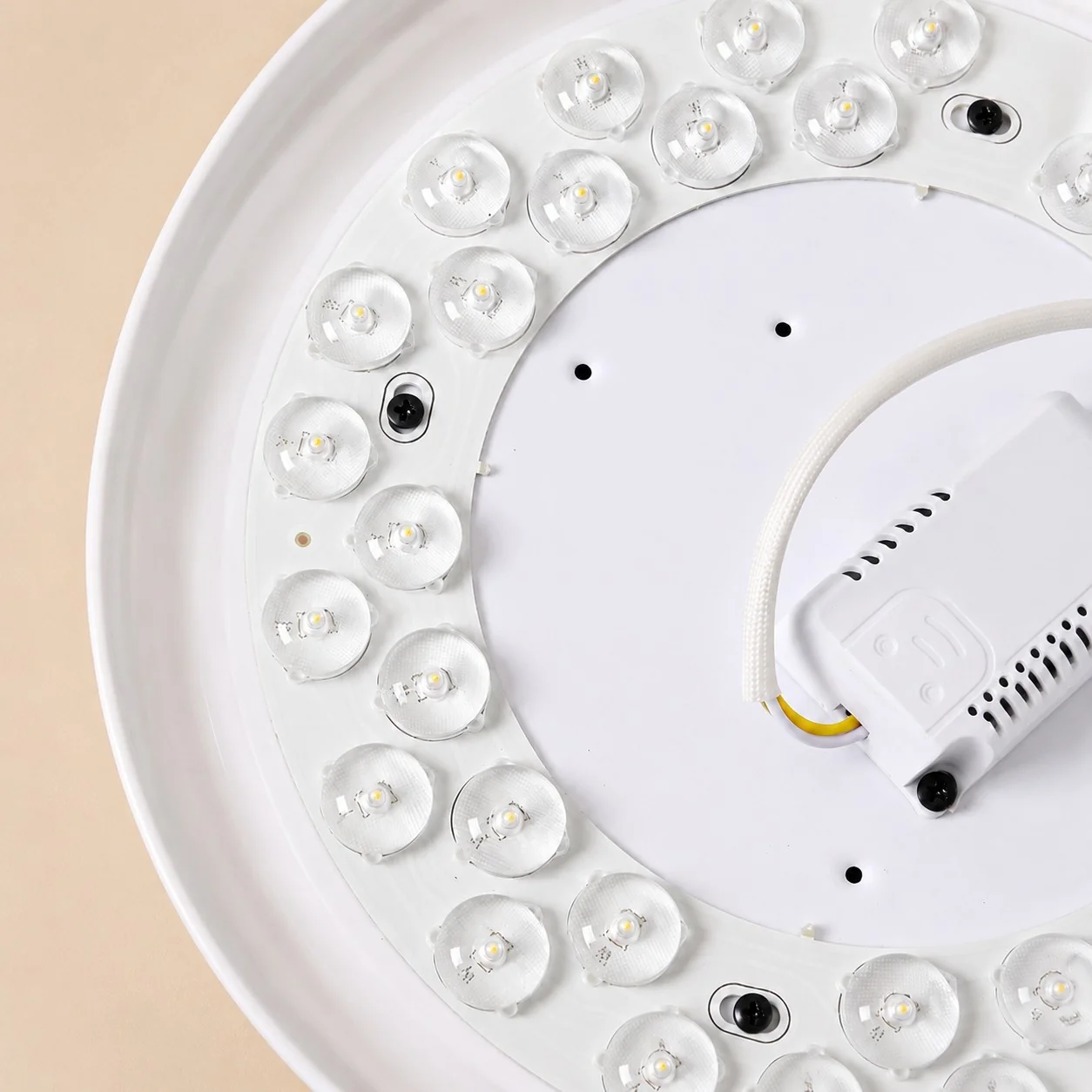 Material detail of the ceiling light