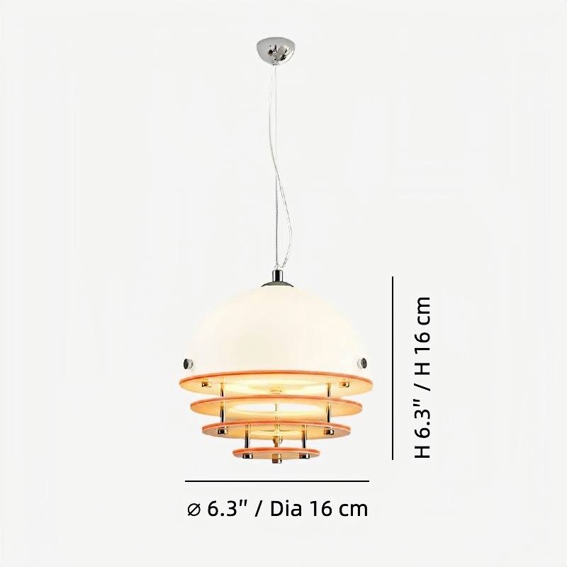 Wymiary średnica 16 cm - lampa wisząca Afterglow