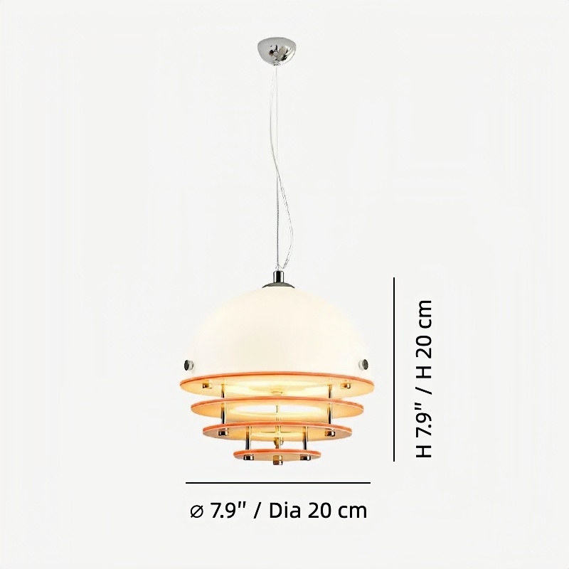 Wymiary średnica 20 cm - lampa wisząca Afterglow