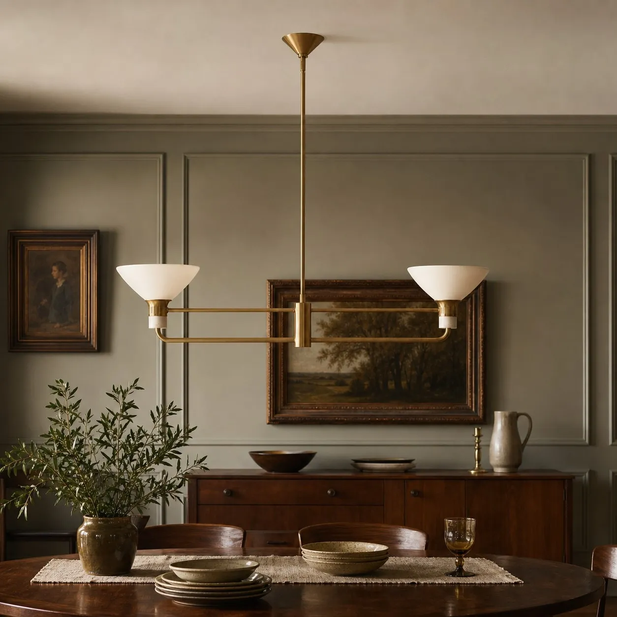 2 Heads Dining Room Scene