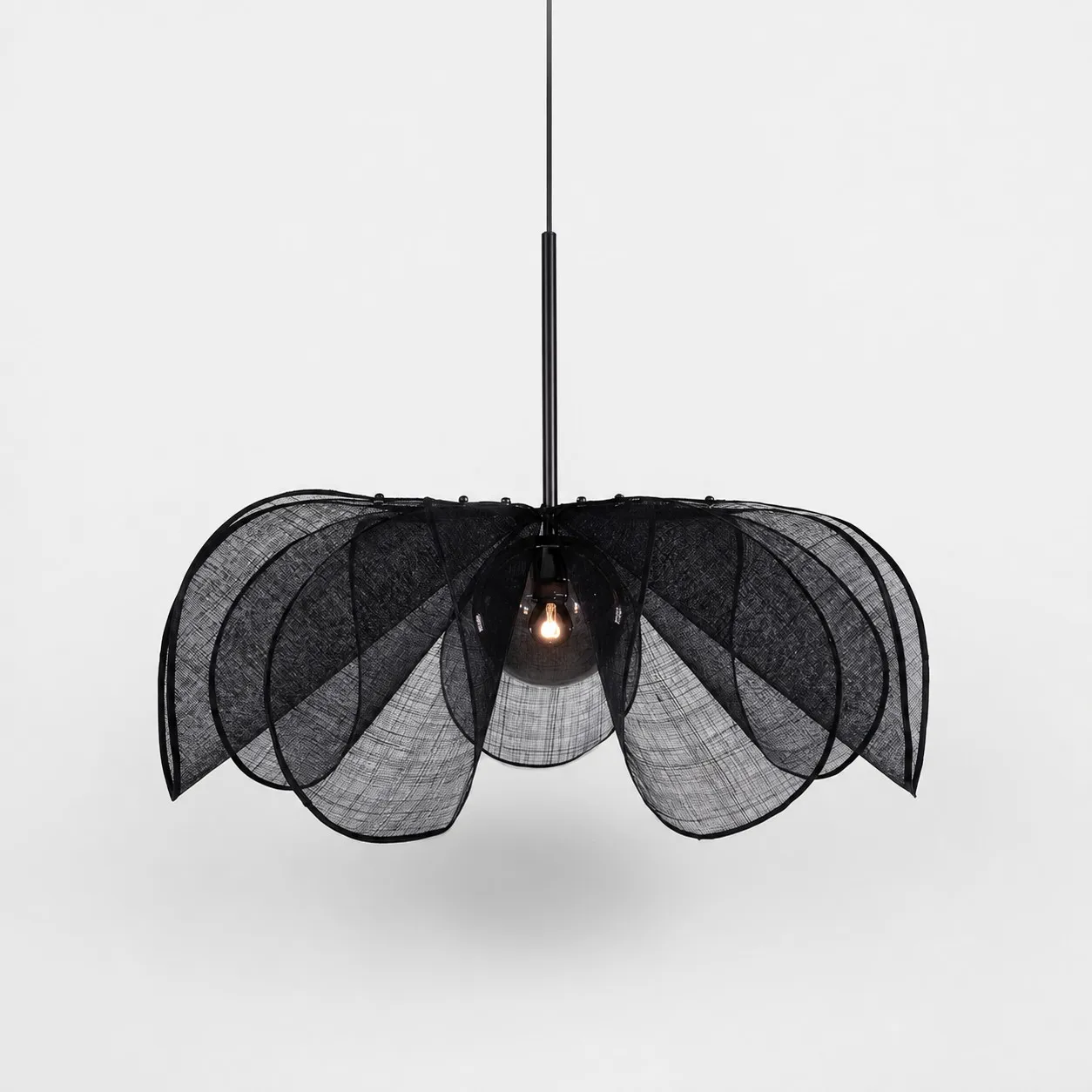 Black 80 cm pendant light