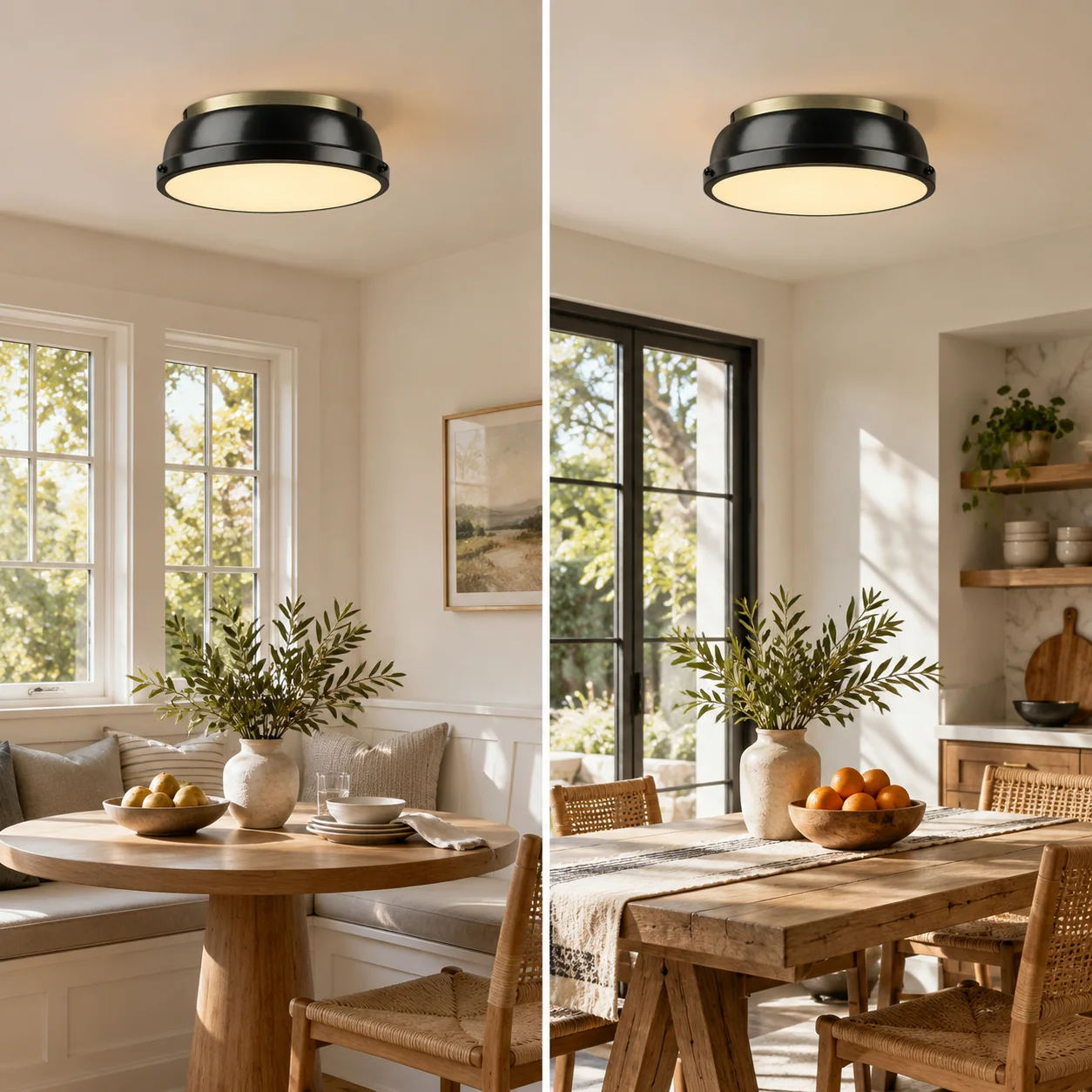 Textured Dome Ceiling Light | Frosted Diffuser — A layered perspective - New2609-1024493 interior scene