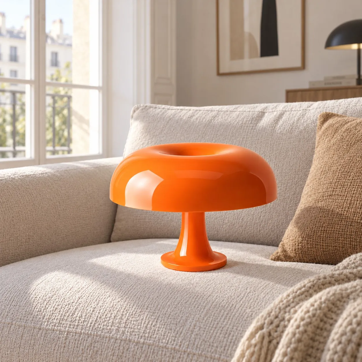 Arancione Nessino table lamp styled in an interior