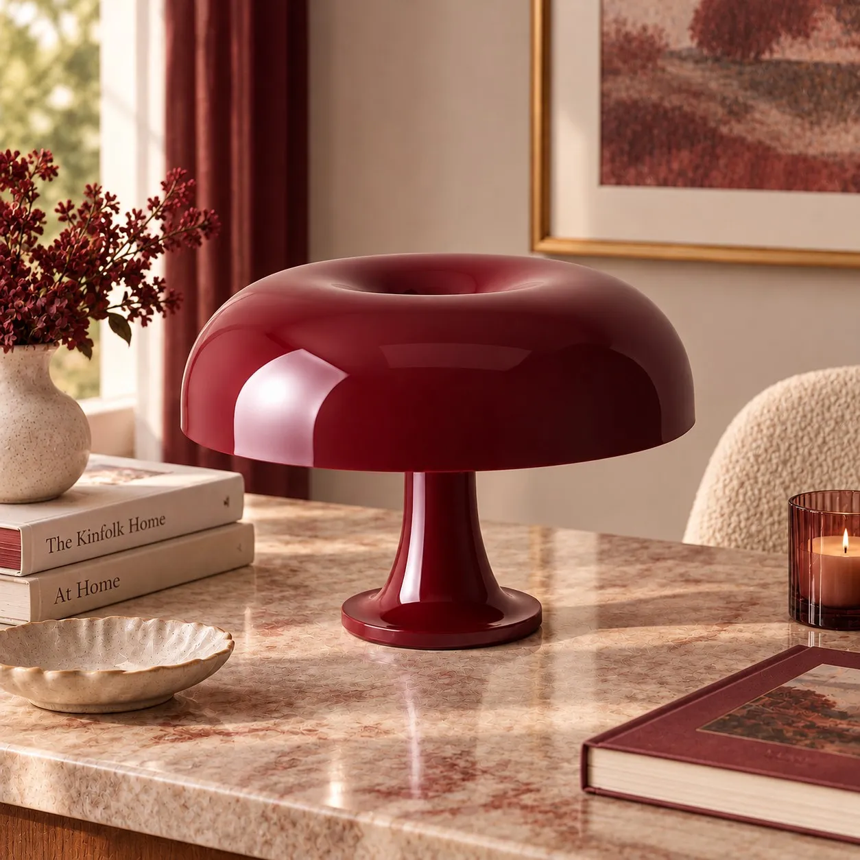 Rosso rubino Nessino table lamp colour preview