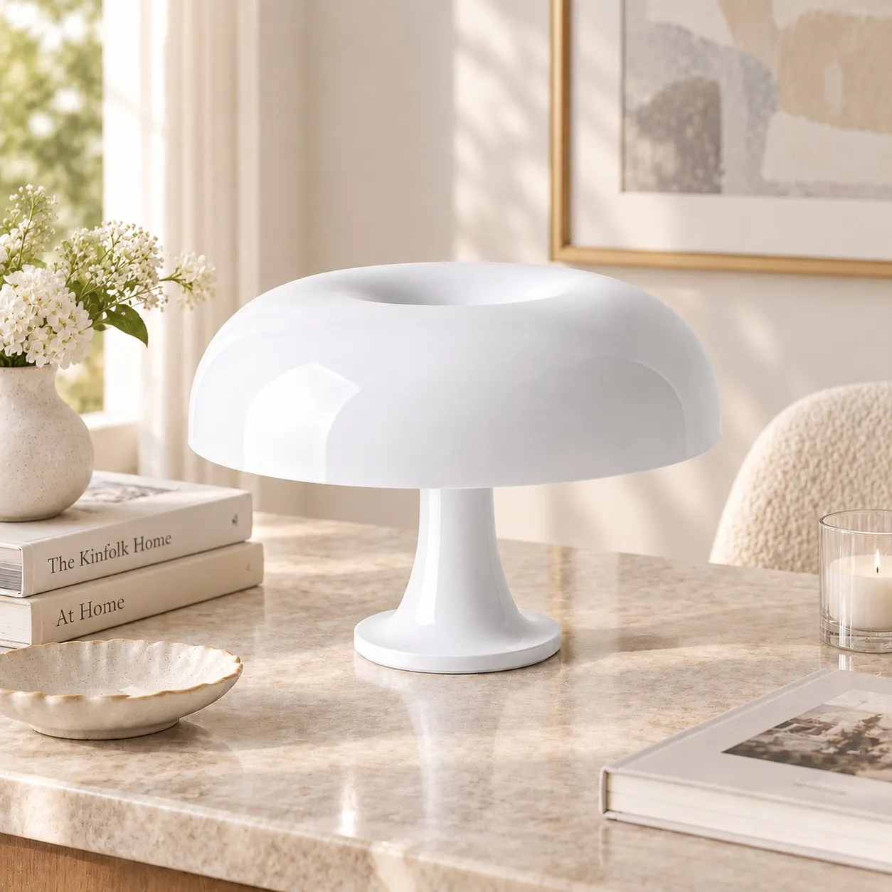 Bianco Nessino table lamp colour preview