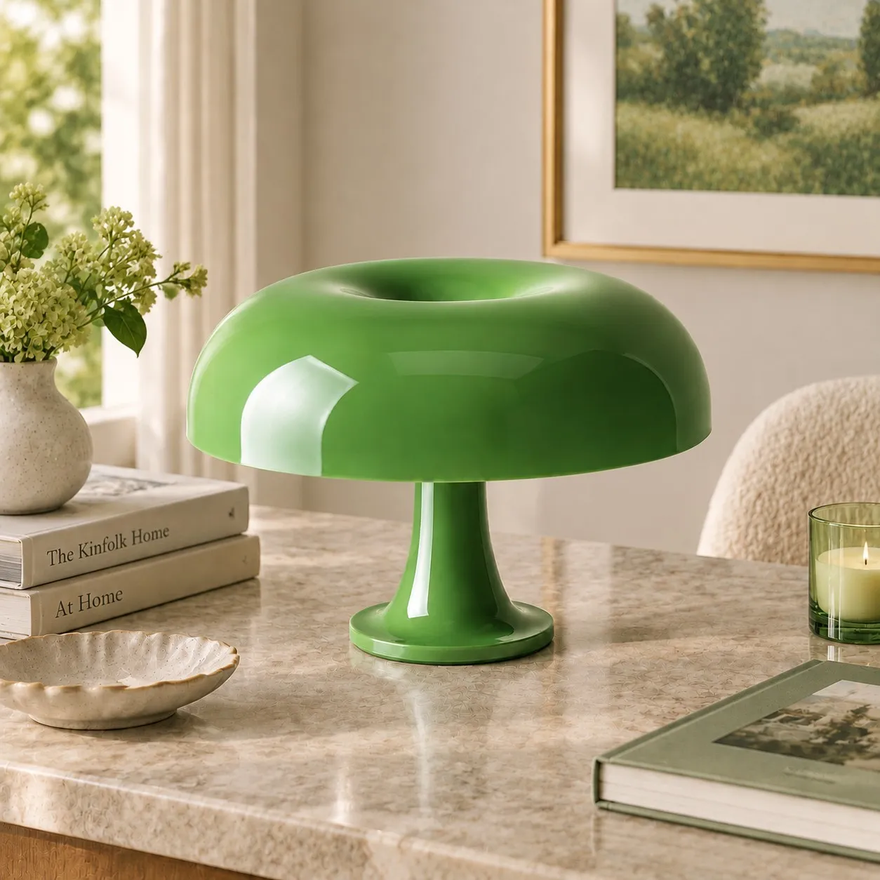 Verde mela Nessino table lamp colour preview
