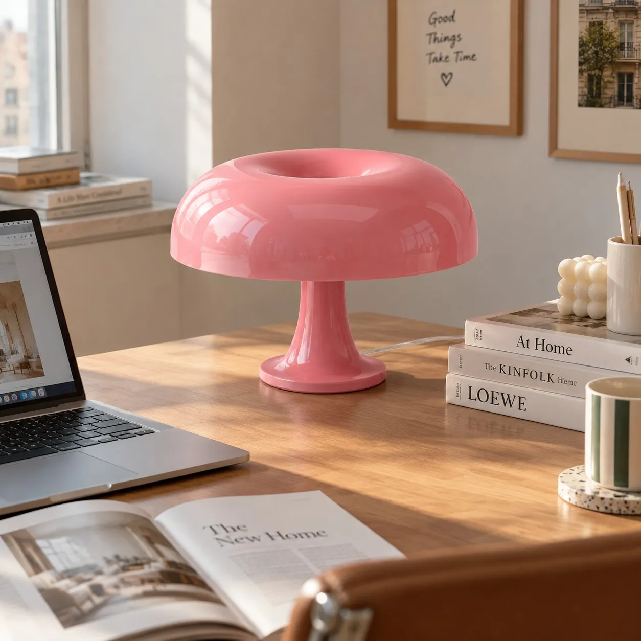 Rosa Nessino table lamp styled in an interior