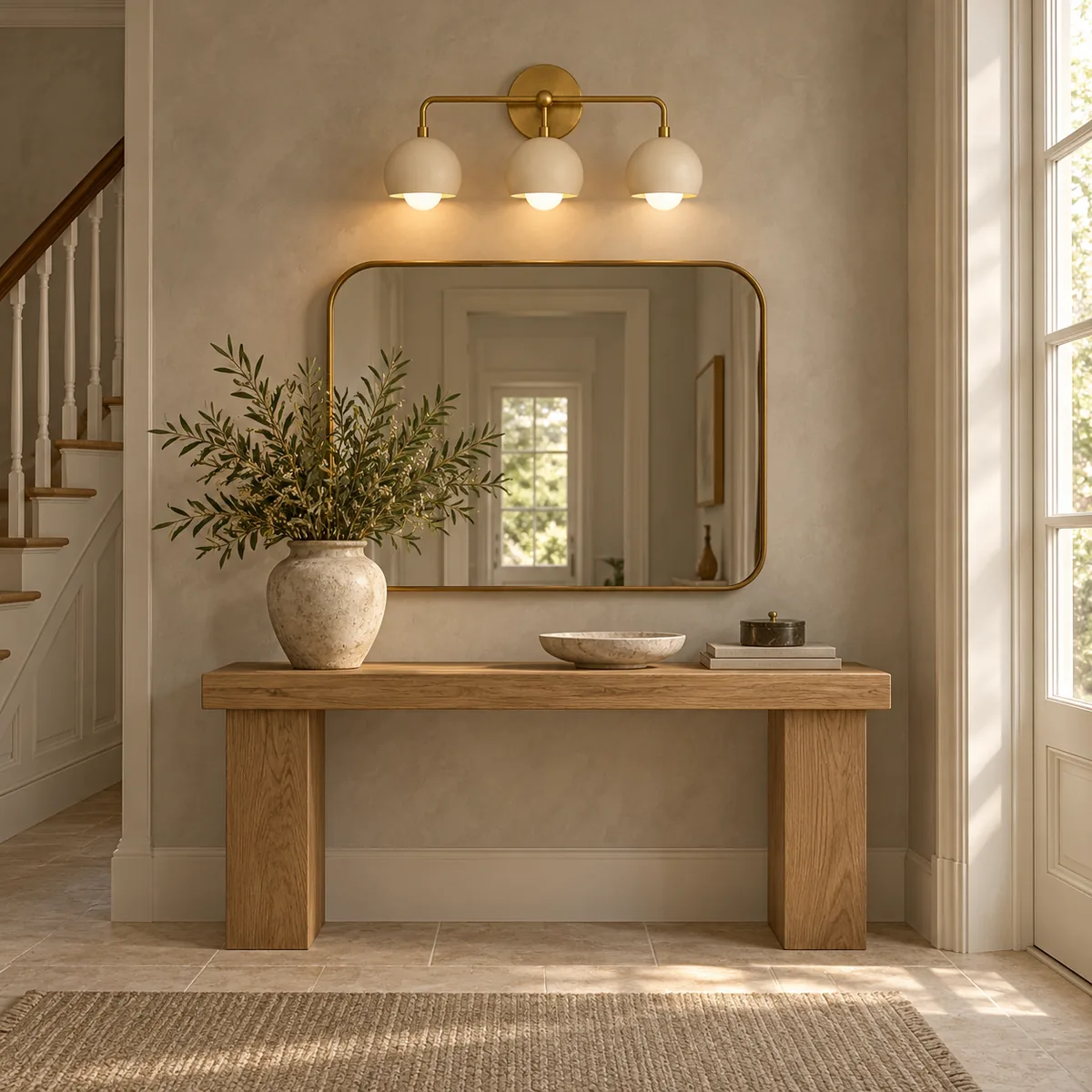 A Solid Plate and a Short Wall Projection