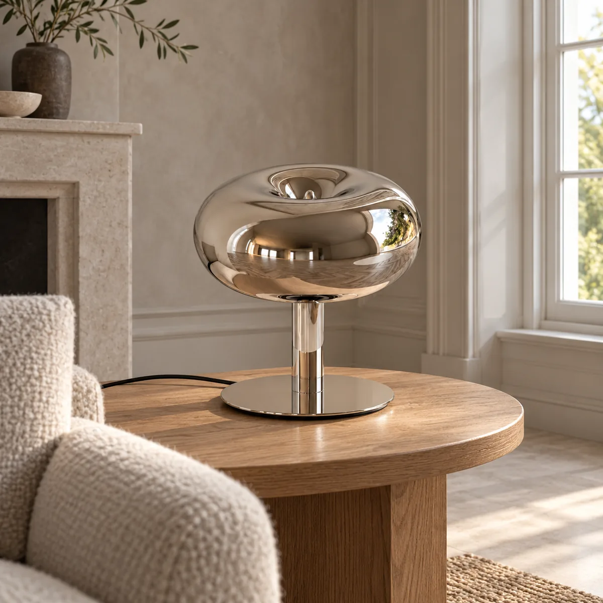 Base, Stem, and a Hand-Blown Mushroom